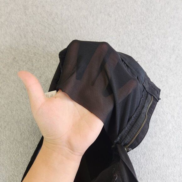 Democracy Ab Technology Jeans Womens 14 Black Ankle Tappered Comfort Waistband - Picture 14 of 16